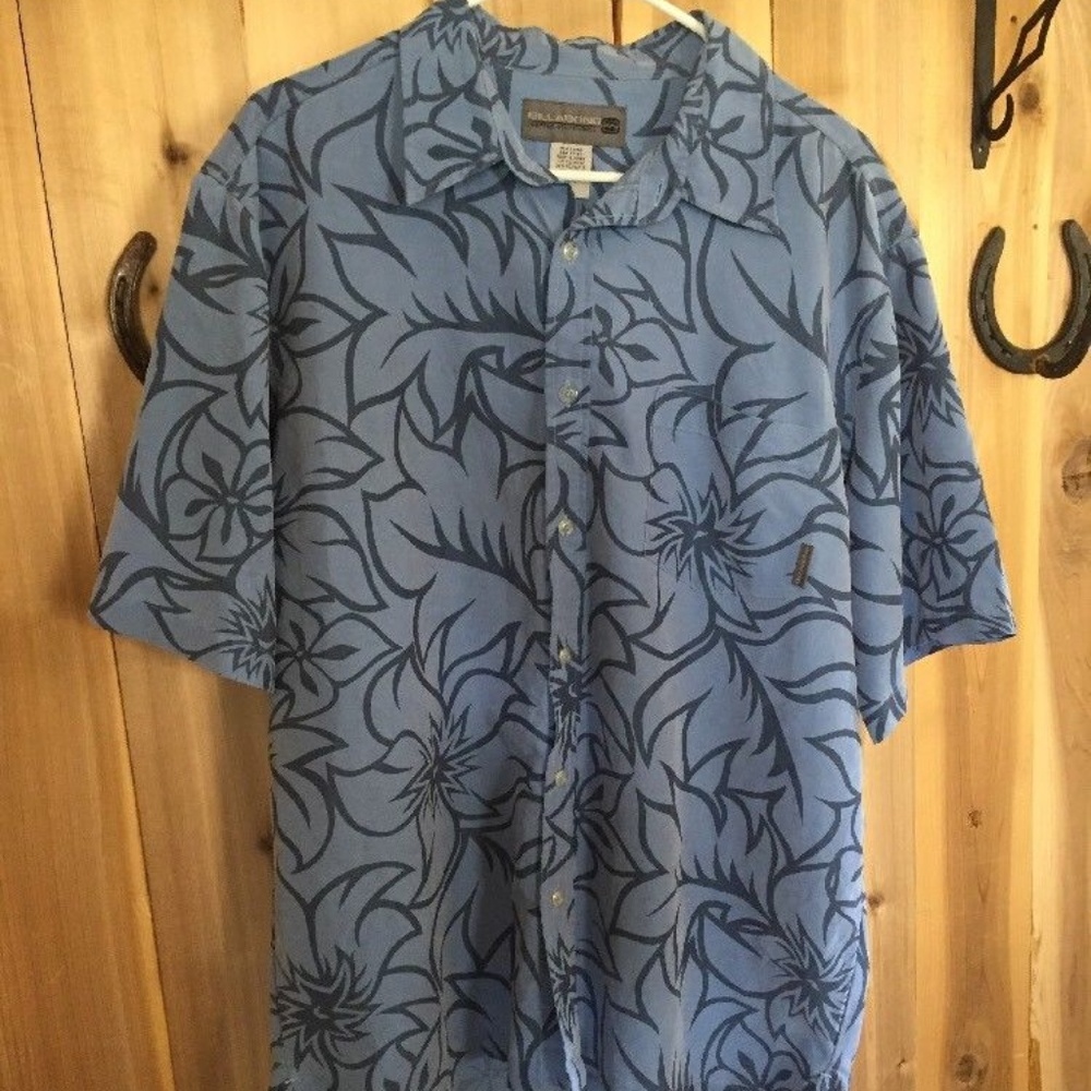 2000's Hawaiian Collared Shirt Floral Short Sleeve
